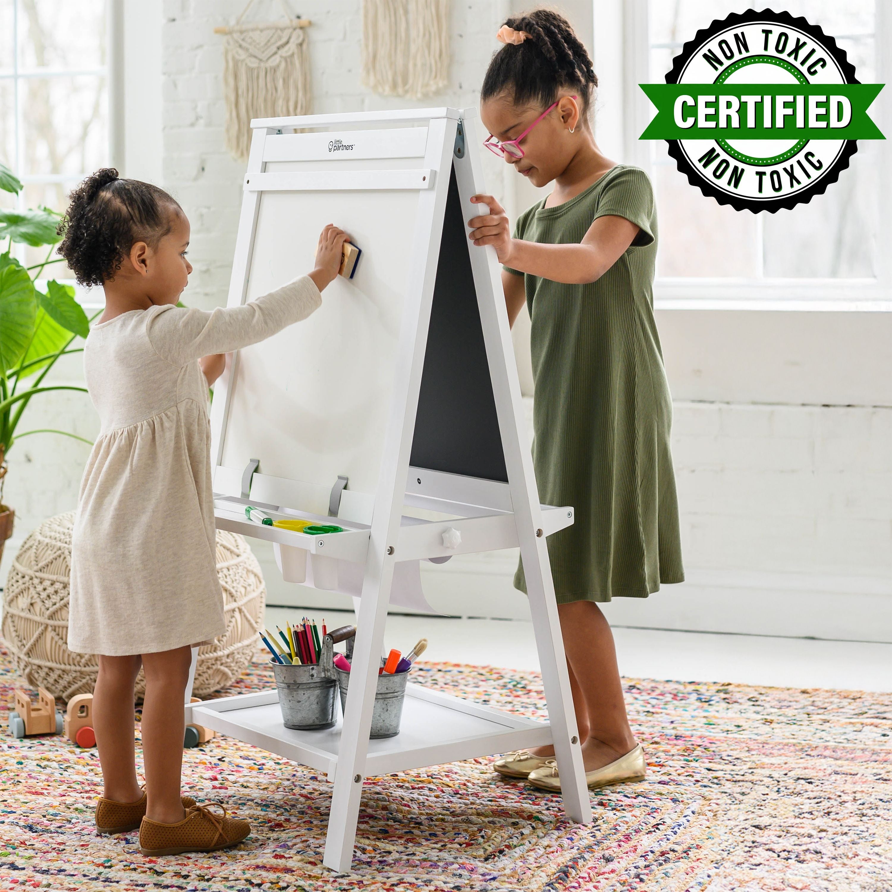 Little Partners Folding Artist EZ Easel- Bambi Baby