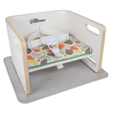 Little Partners 3-in-1 Learning Booster in Pebbles on White- Bambi Baby
