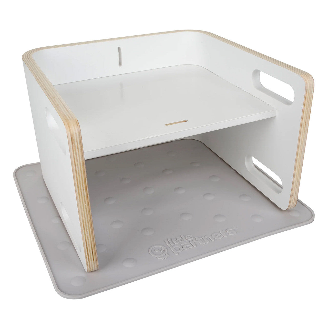 Little Partners 3-in-1 Learning Booster in Pebbles on White- Bambi Baby