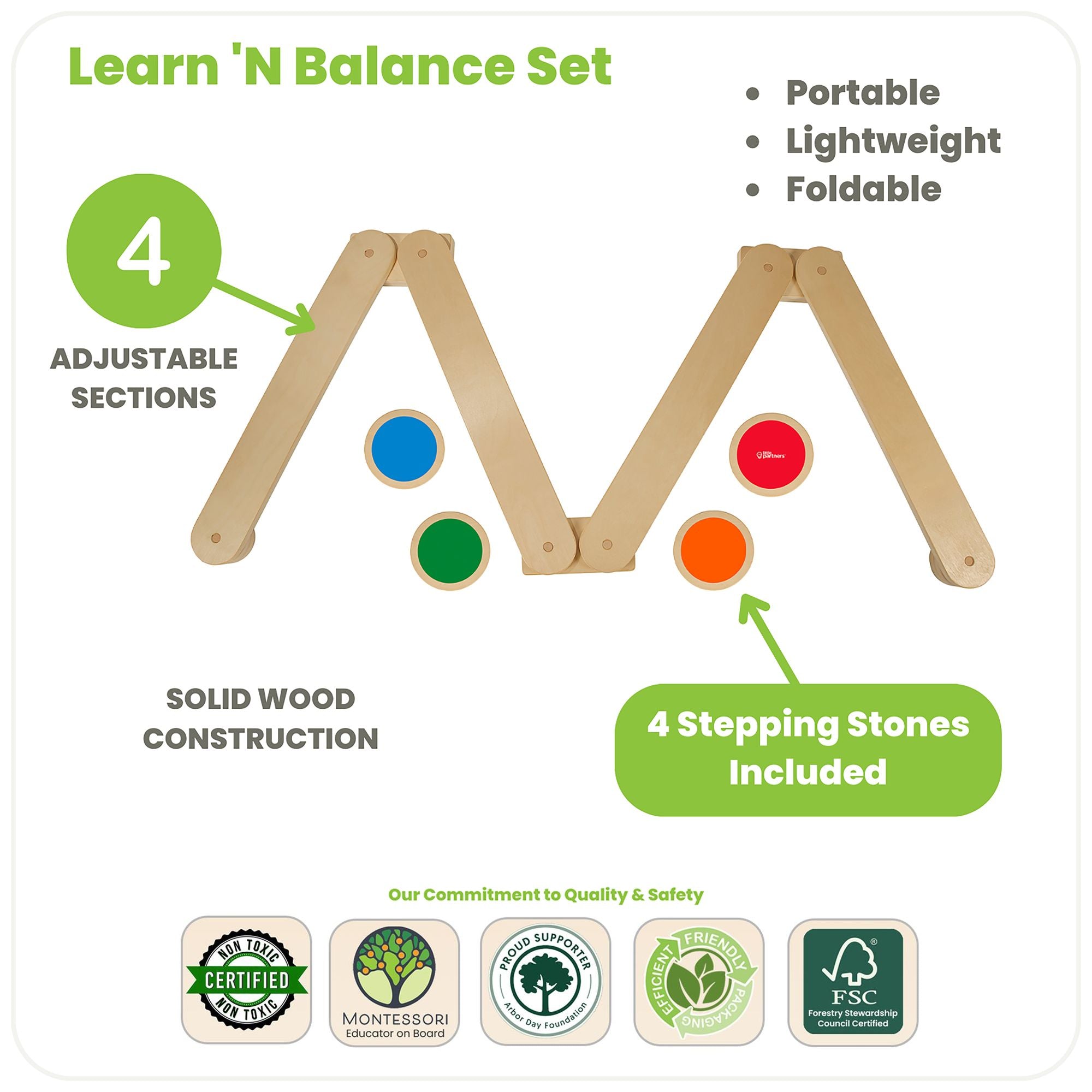 Little Partners Learn 'N Balance Set- Bambi Baby