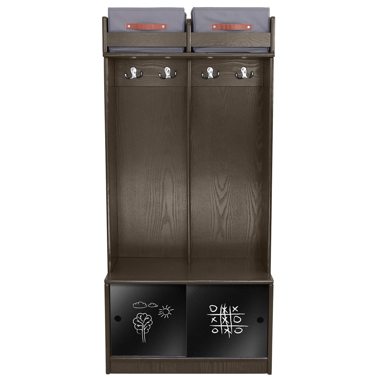 Little Partners Learn 'N Store Deluxe Cubby - Premium Charcoal- Bambi Baby