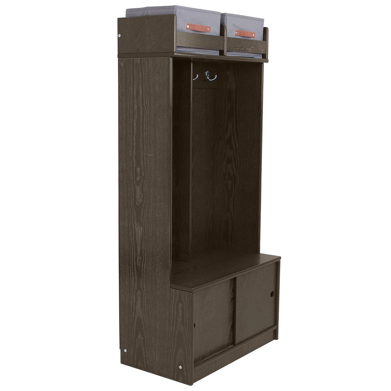 Little Partners Learn 'N Store Deluxe Cubby - Premium Charcoal- Bambi Baby