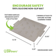 Little Partners Silicone Mat for Explore 'N Store Learning Tower Platform (Single Box) - Bambi Baby