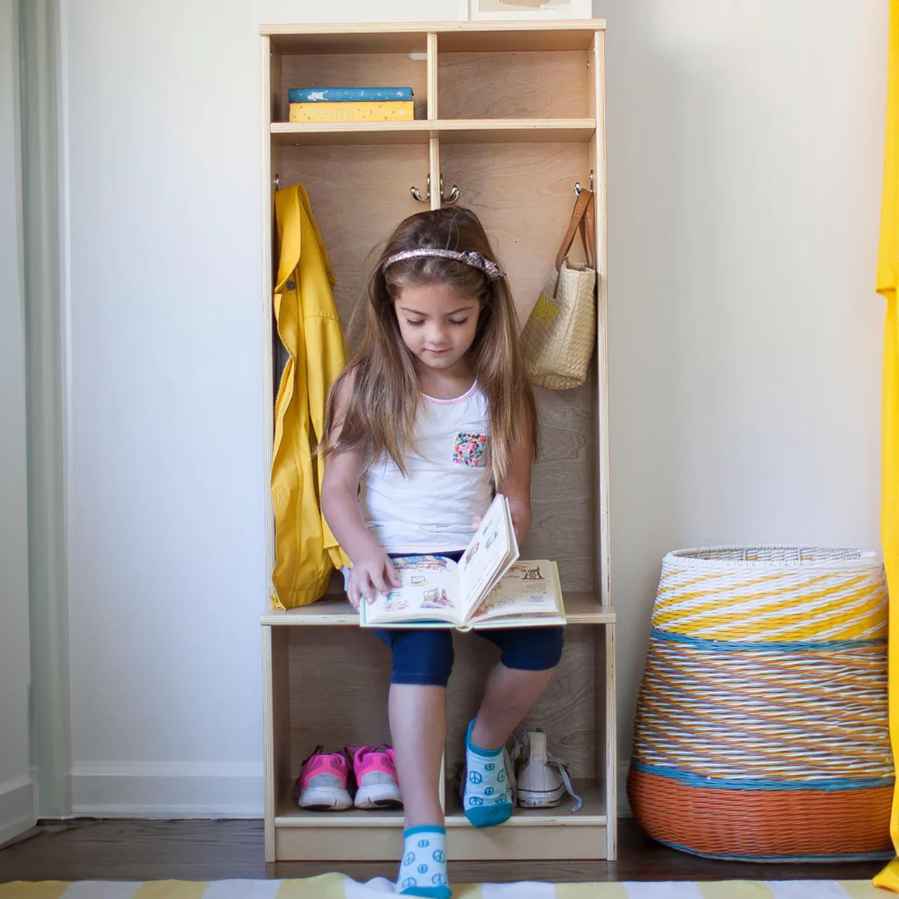 Little Partners Learn 'N Store Cubby - Natural- Bambi Baby