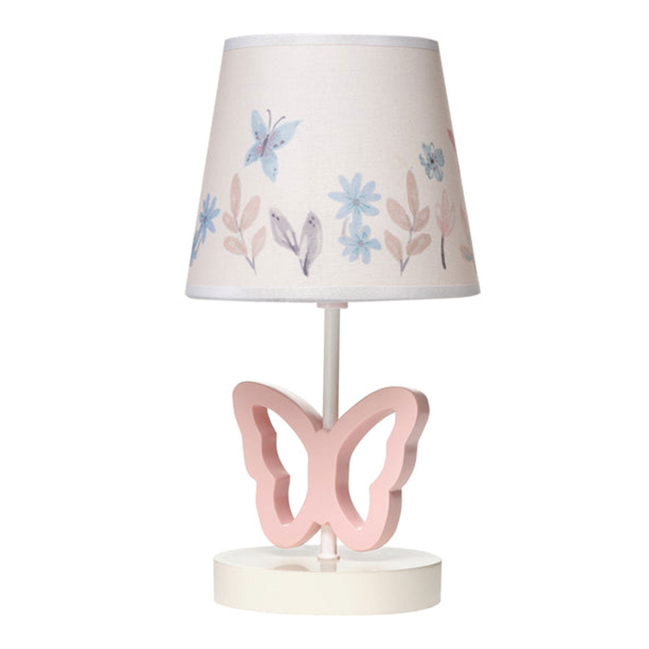Lambs & Ivy Baby Blooms Lamp w/Shade & Bulb- Bambi Baby