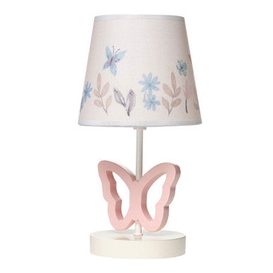 Lambs & Ivy Baby Blooms Lamp w/Shade & Bulb- Bambi Baby