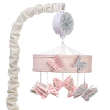 Lambs & Ivy Baby Blooms Musical Mobile - Plays 20 minutes- Bambi Baby