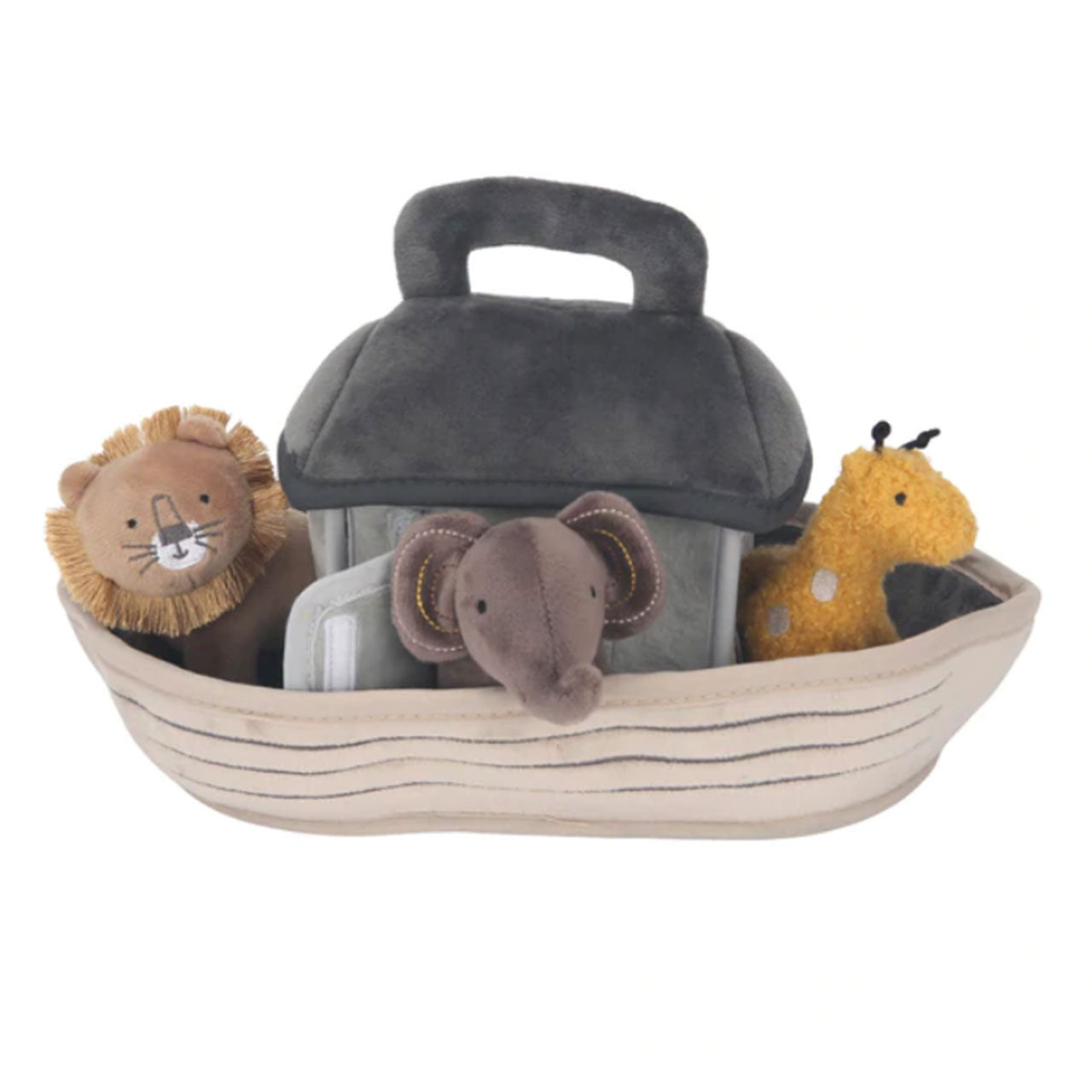 Lambs & Ivy Baby Noah Plush Set - Noah's Ark w/ Animals- Bambi Baby