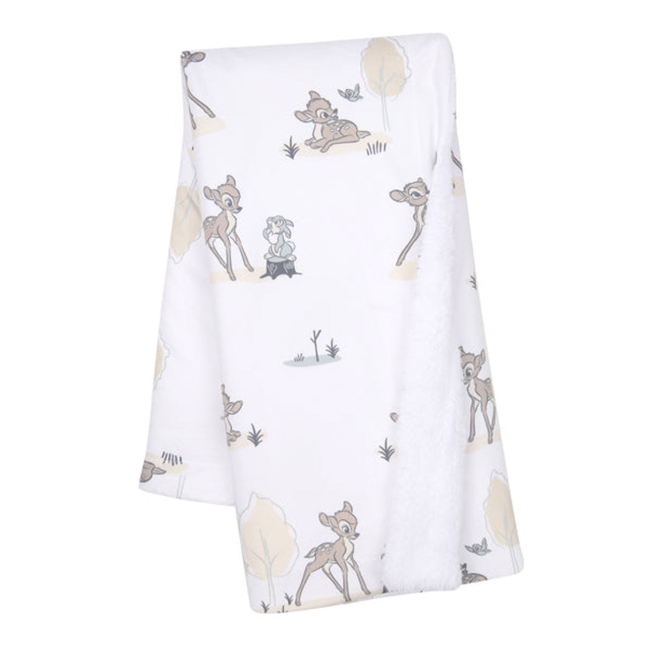 Manta de minkey/sherpa Bambi de Lambs &amp; Ivy- Bambi Baby
