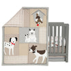 Conjunto de cama de 3 peças Lambs &amp; Ivy Bow Wow