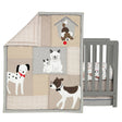 Conjunto de cama de 3 peças Lambs &amp; Ivy Bow Wow - Bambi Baby