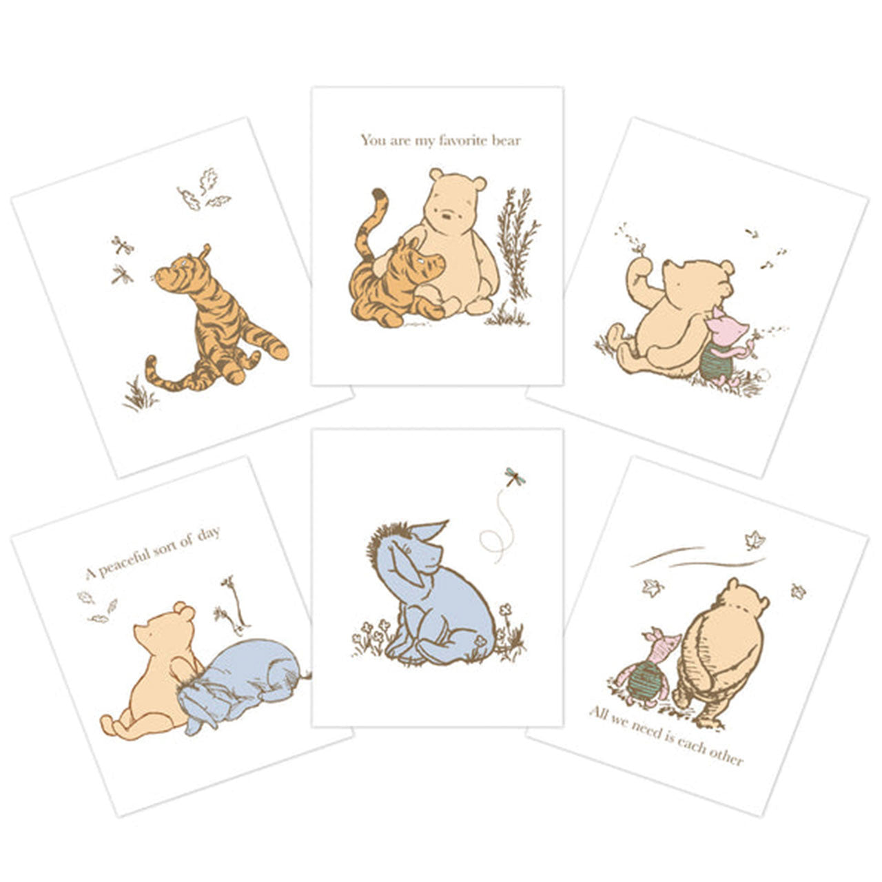Lambs & Ivy Disney Unframed Wall Art Winnie the Pooh- Bambi Baby