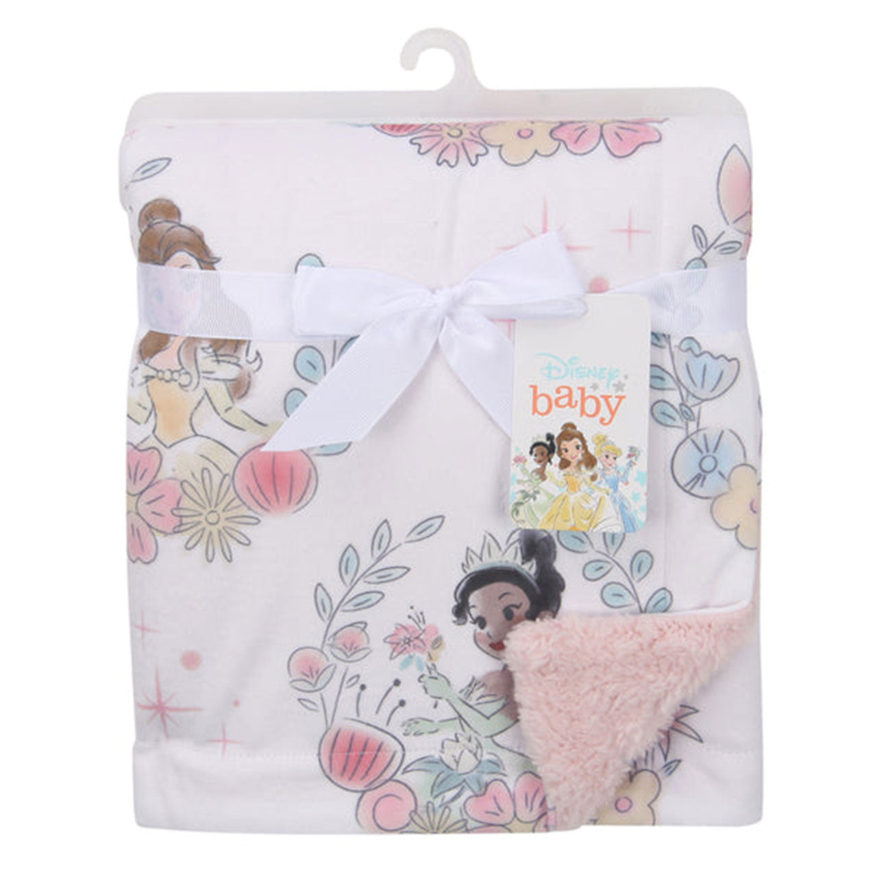Lambs & Ivy Princesses Minky/Sherpa Blanket- Bambi Baby