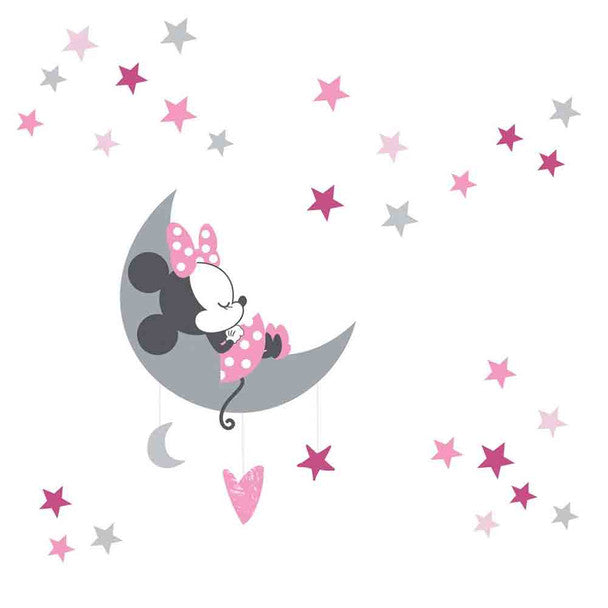 Lambs & Ivy Minnie Mouse Wall Decals- Bambi Baby