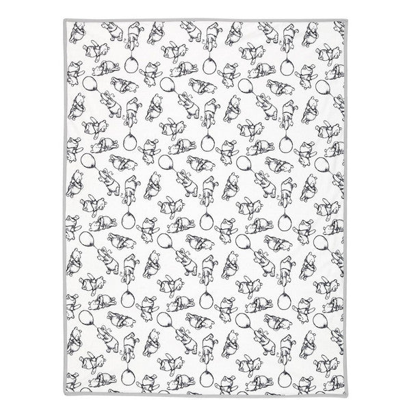 Lambs & Ivy Pooh Minky/Jersey Blanket- Bambi Baby