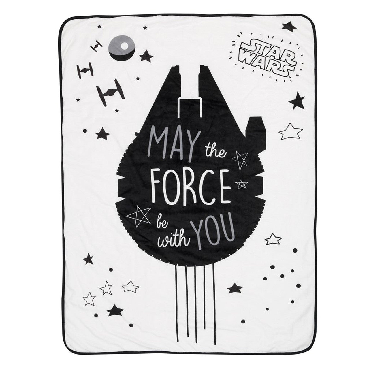 Lambs & Ivy Star Wars Falcon Sherpa Blanket- Bambi Baby