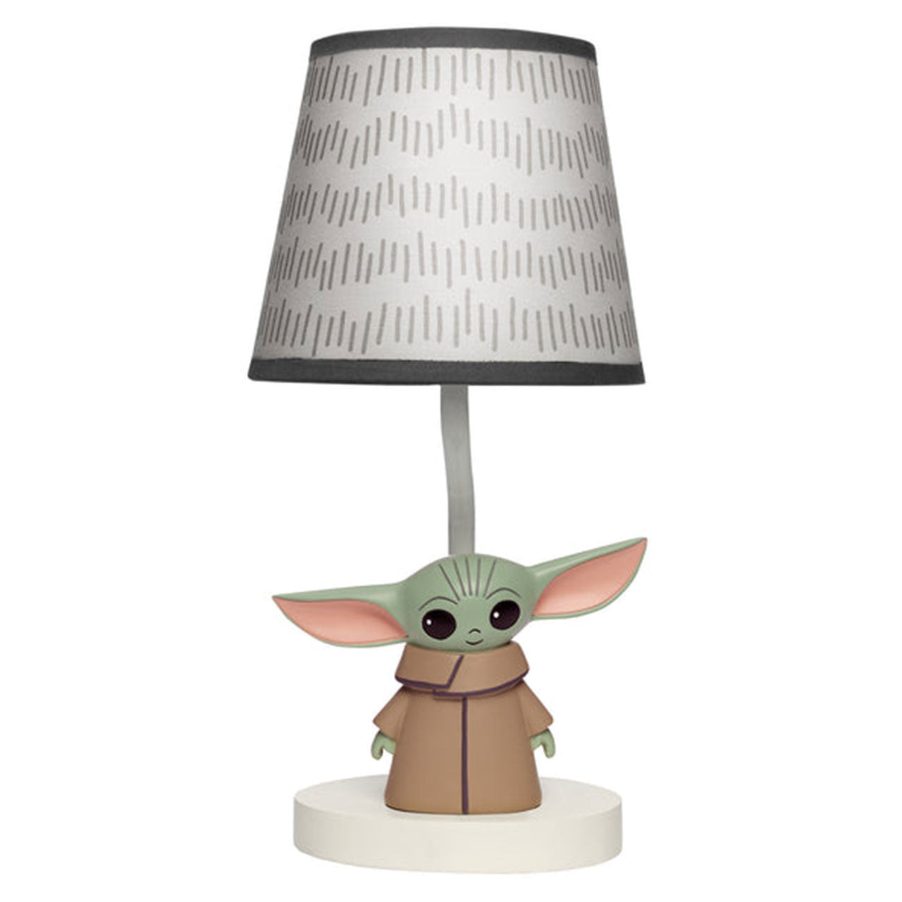 Lambs & Ivy Star Wars Mandalorian The Child Baby Yoda Lamp w/Shade & Bulb- Bambi Baby
