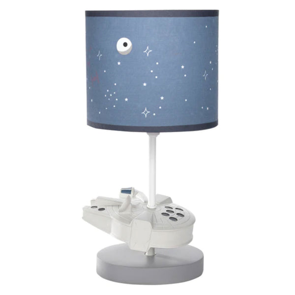 Lambs & Ivy Star Wars Millennium Falcon Lamp w/Shade & Bulb