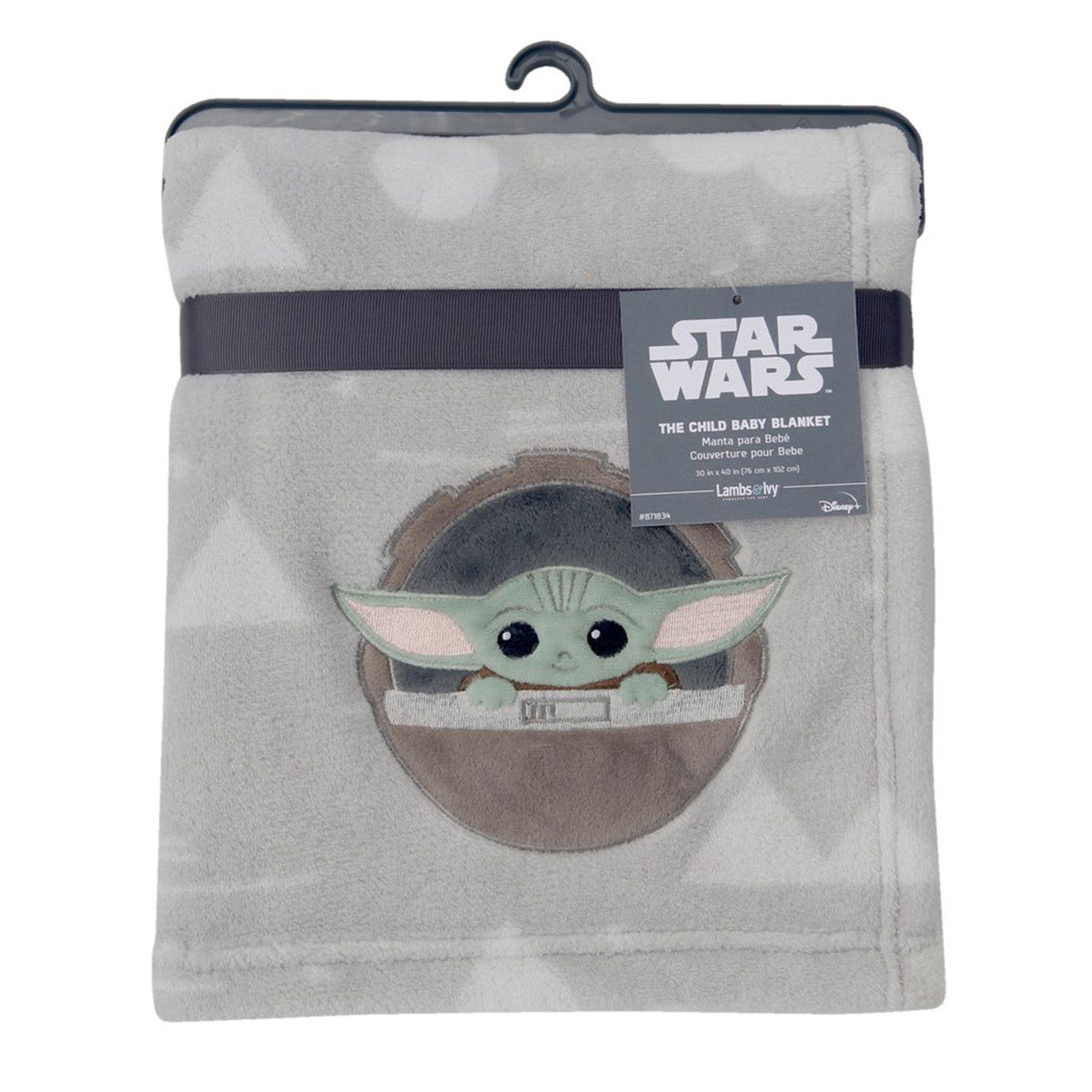 Manta con apliques de El Niño de Star Wars de Lambs &amp; Ivy- Bambi Baby