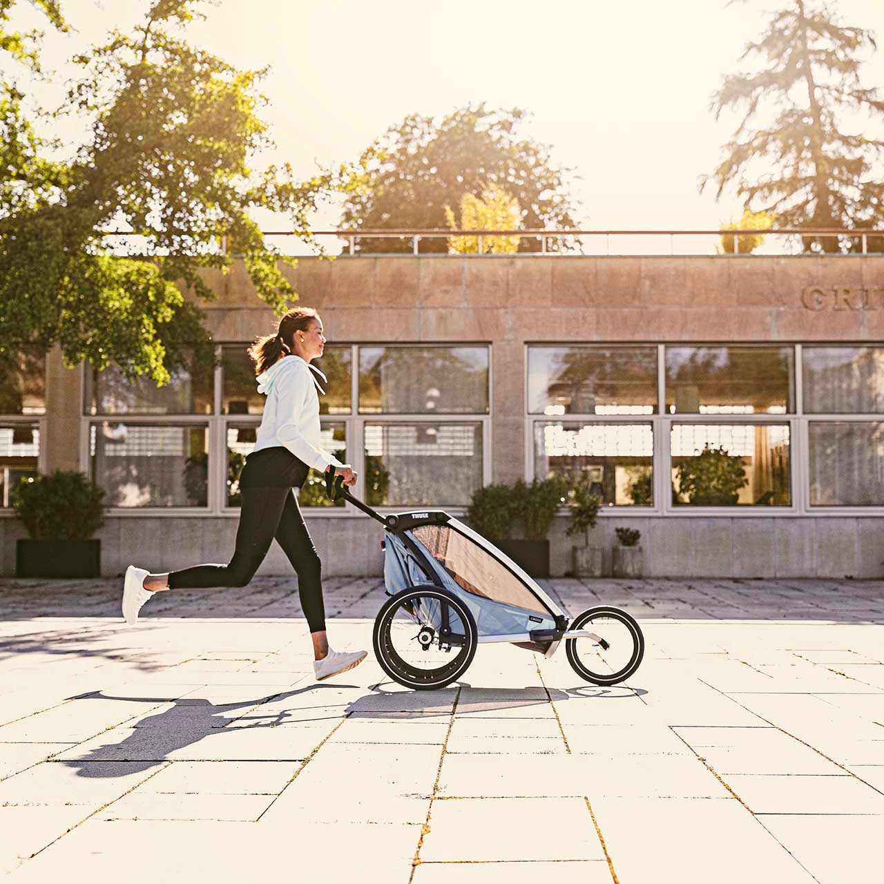 Thule Chariot Cross 1-Seat Multisport Bike Trailer Alasca- Bambi Baby