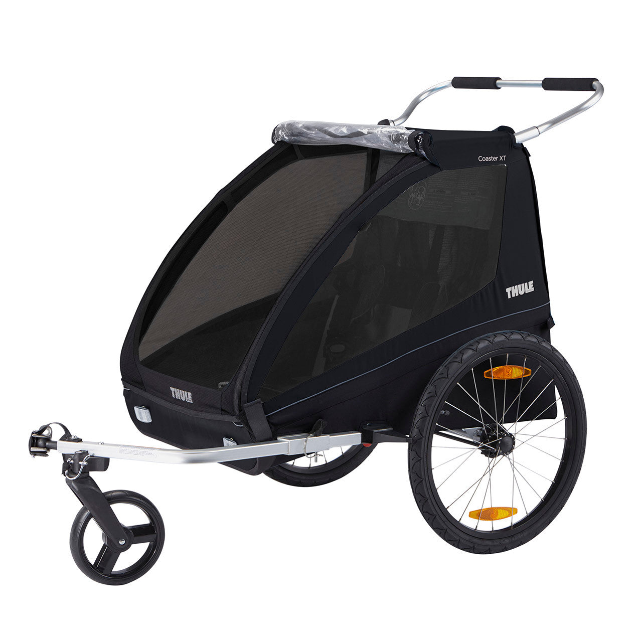 Thule Coaster Xt 2-Seat Bike Trailer Black- Bambi Baby
