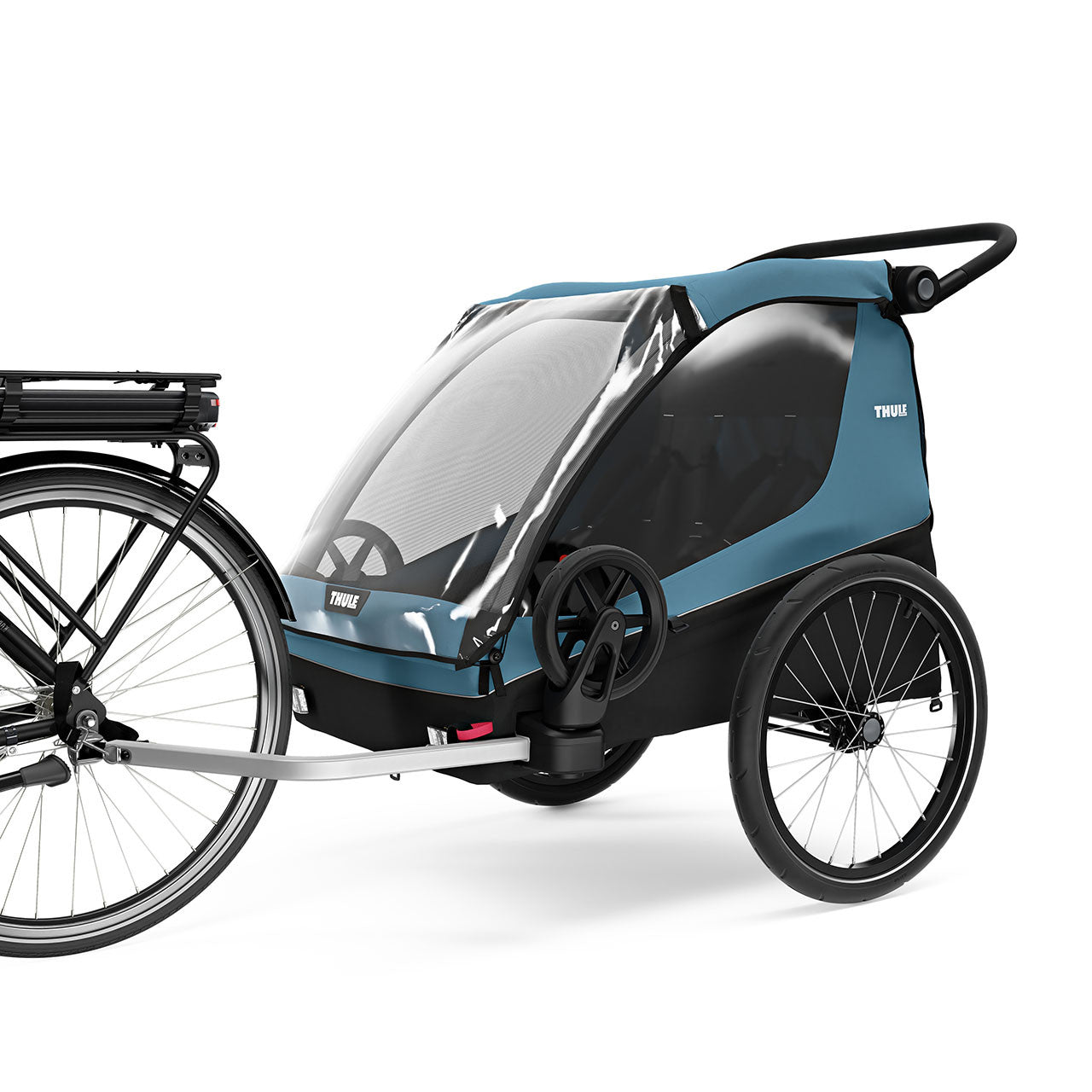 Thule Courier 2-Seat Bike Trailer- Bambi Baby