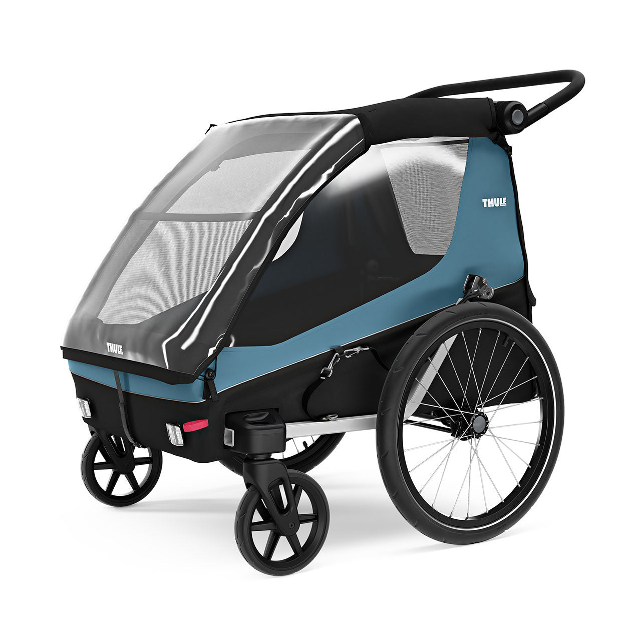 Thule Courier 2-Seat Bike Trailer- Bambi Baby