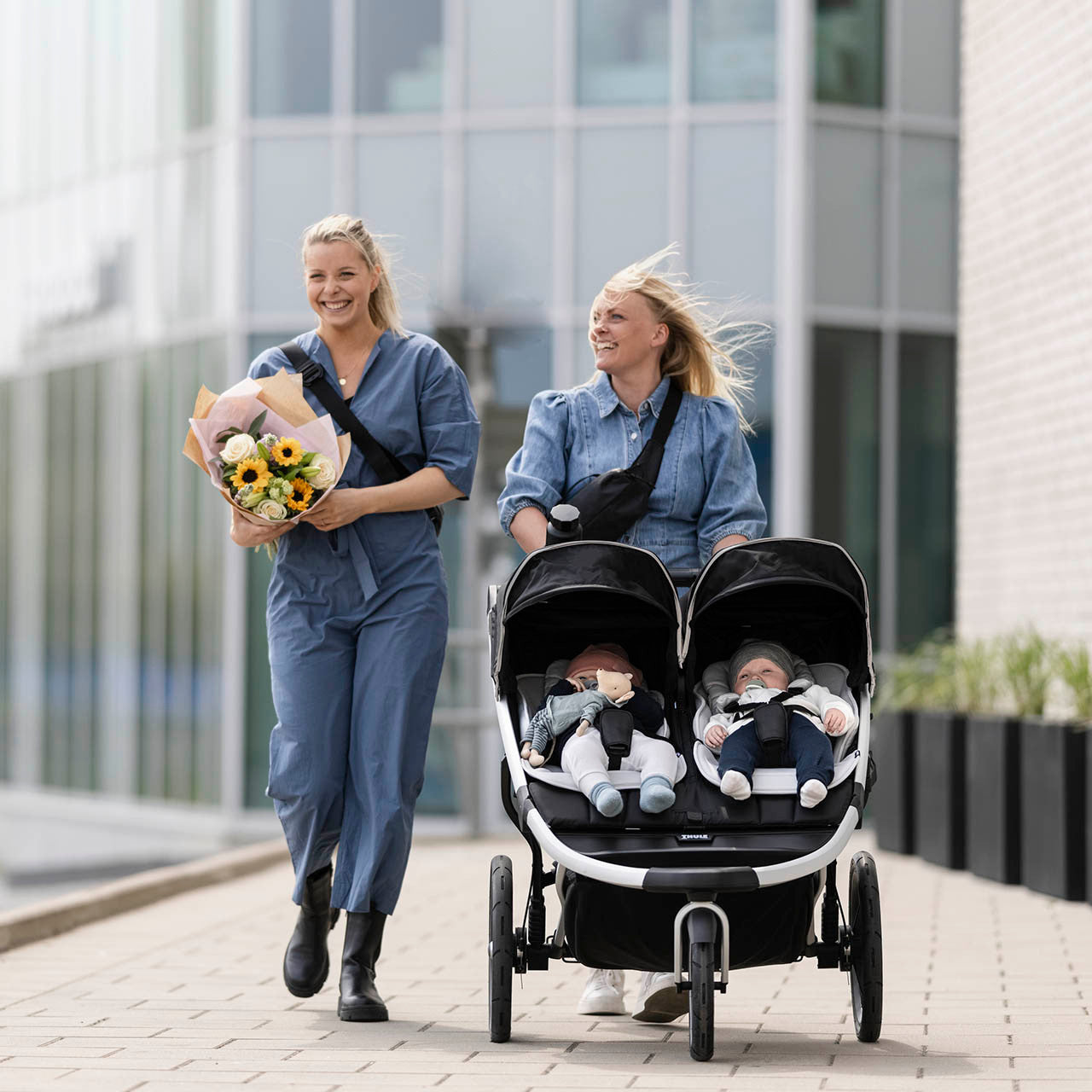 Thule Newborn Inlay Grey- Bambi Baby