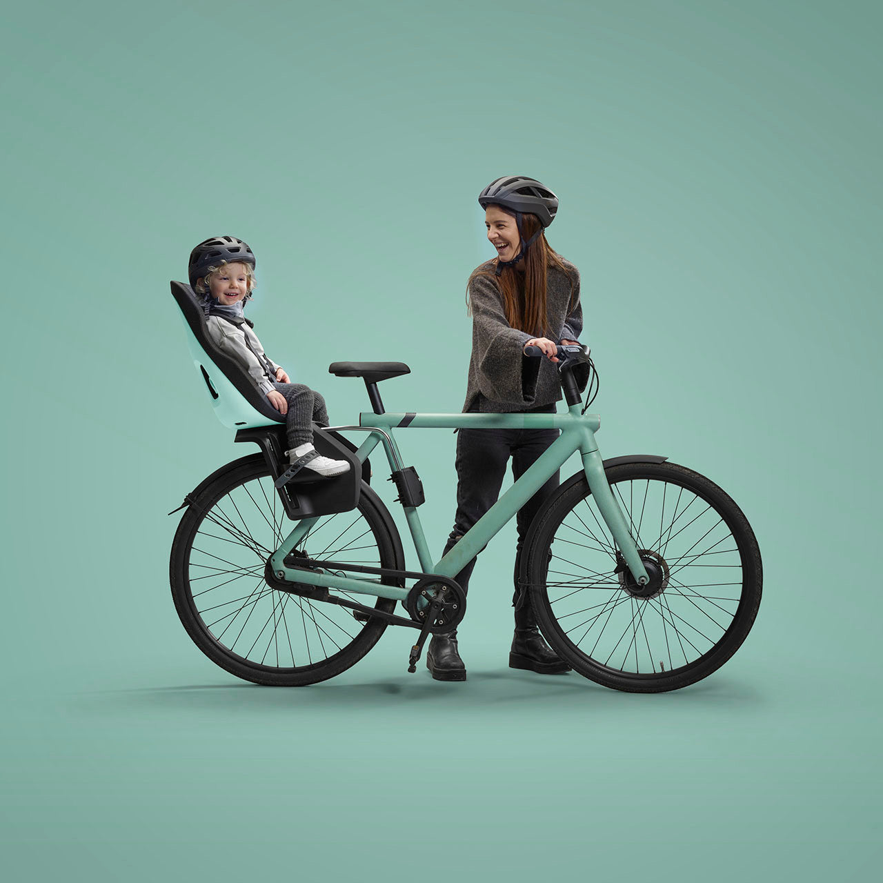 Thule Yepp Nexxt Maxi 2 Frame Mount Child Bike Seat Mint- Bambi Baby