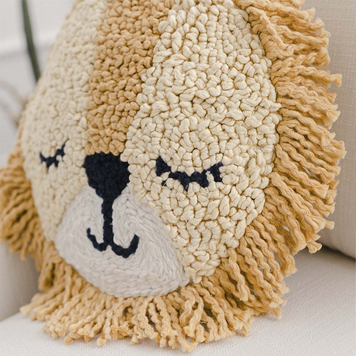 Crane Baby Lion Decorative Nursery Pillow- Bambi Baby