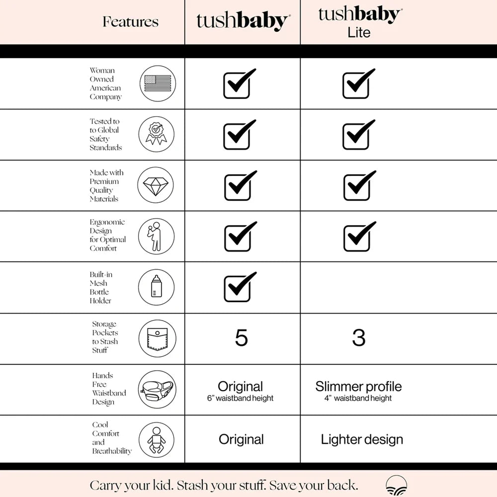 Tushbaby Hip Carrier- Bambi Baby