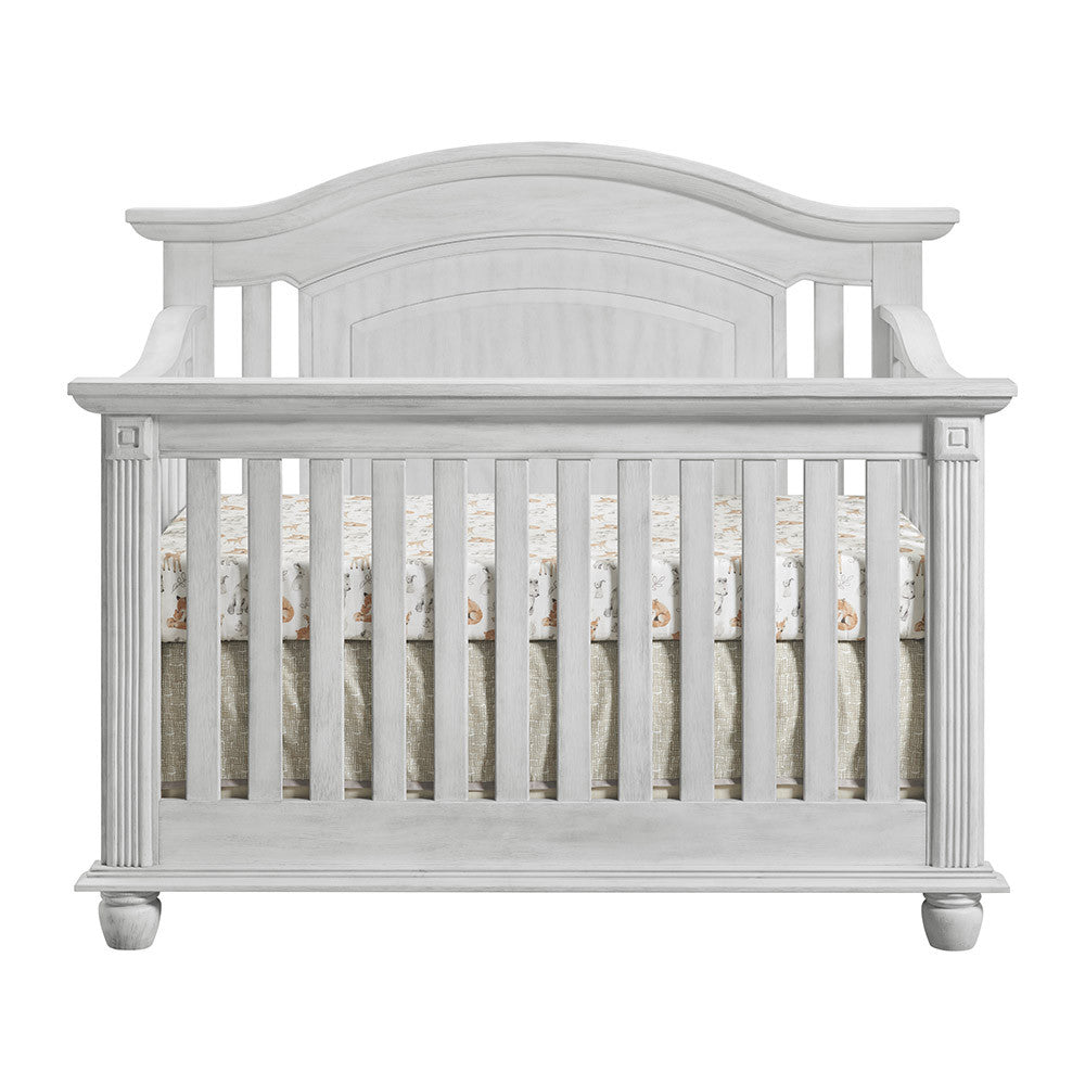 Oxford Baby London Lane 4 In 1 Convertible Crib Vintage White- Bambi Baby