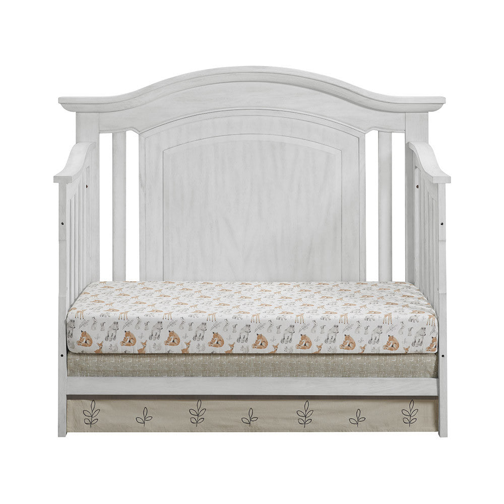Oxford Baby London Lane 4 In 1 Convertible Crib Vintage White- Bambi Baby