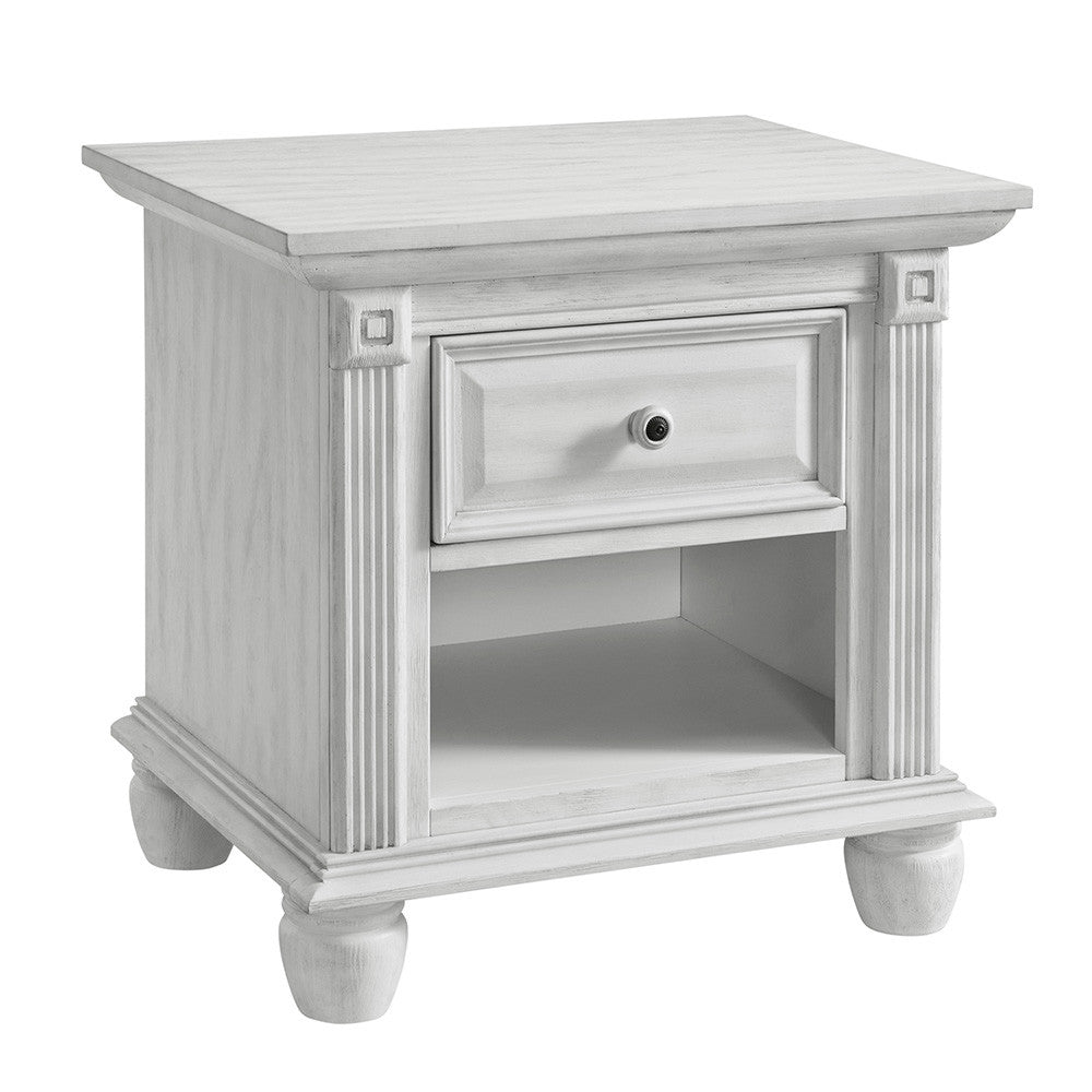 Mesilla de noche Oxford Baby London Lane Vintage Blanca- Bambi Baby