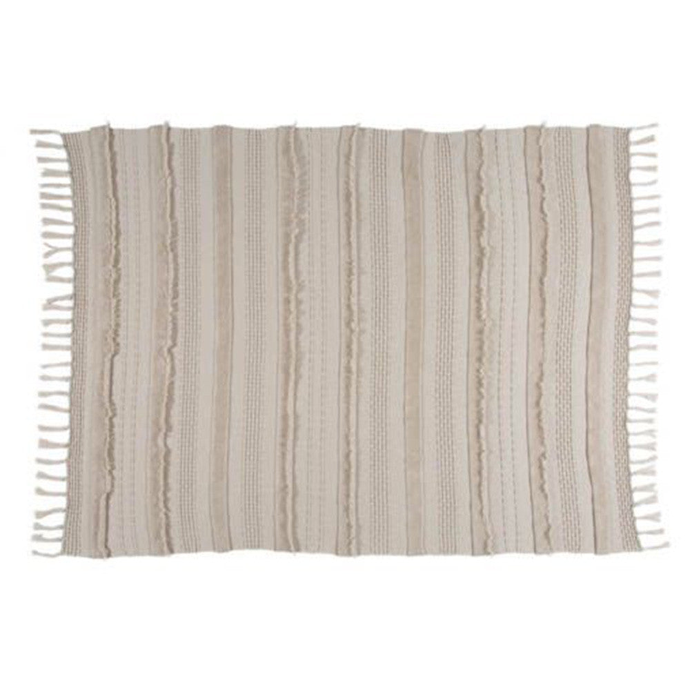 Lorena Canals Knitted blanket Air Dune White- Bambi Baby