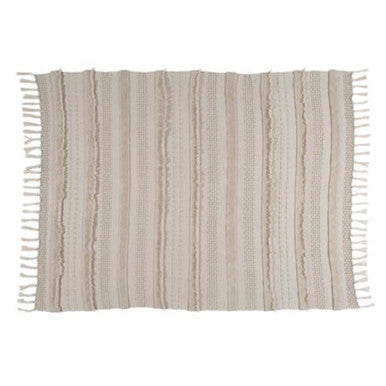 Lorena Canals Knitted blanket Air Dune White- Bambi Baby