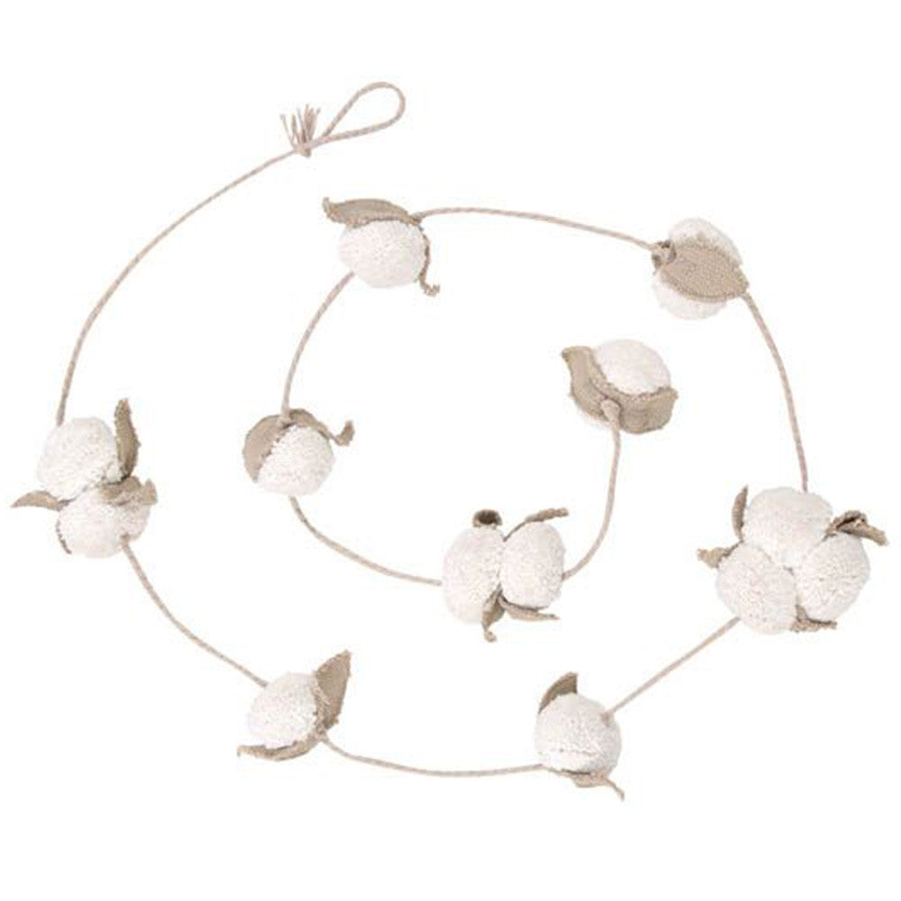 Lorena Canals Garland Cotton Bolls- Bambi Baby