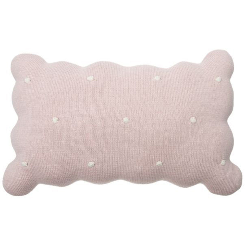 Lorena Canals Knitted Cushion Biscuit Pink- Bambi Baby
