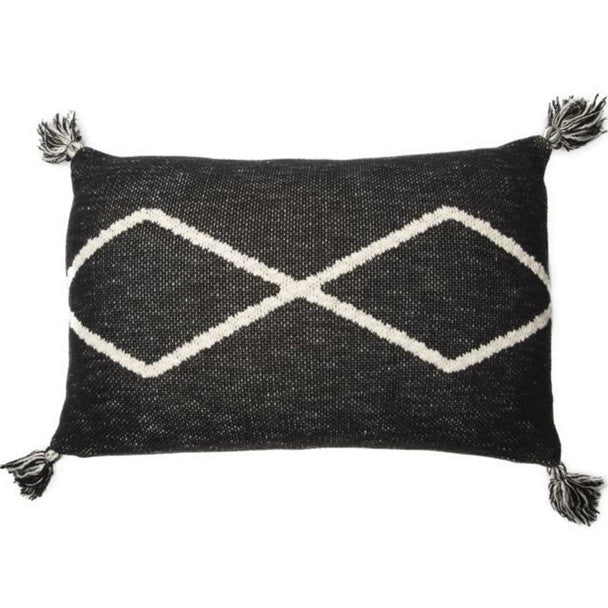Lorena Canals Knitted cushion Oasis Black- Bambi Baby