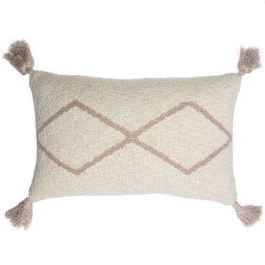 Lorena Canals Knitted Cushion Little Oasis Nat - Pale Pink- Bambi Baby