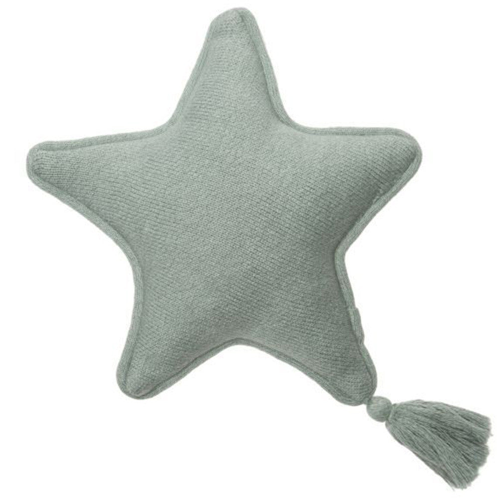 Lorena Canals Knitted cushion Twinkle Star Indus Blue- Bambi Baby