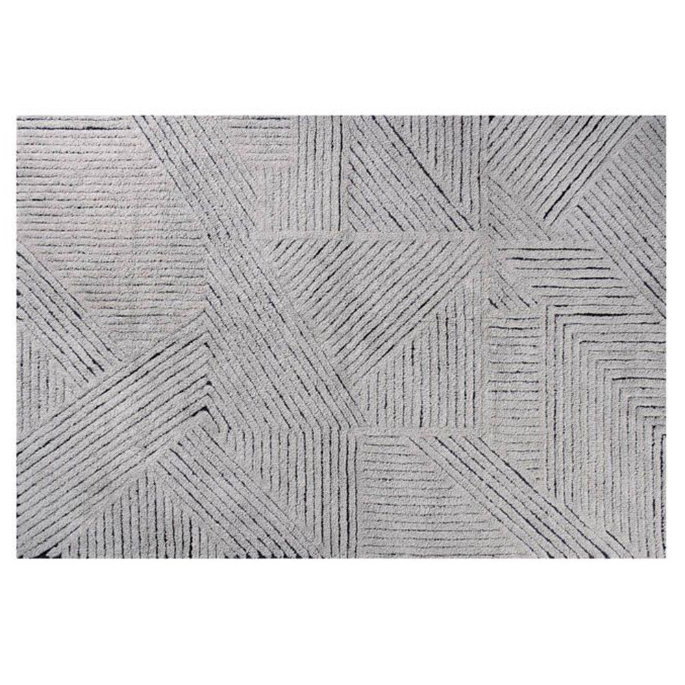 Lorena Canals Washable Rug Black Chia- Bambi Baby