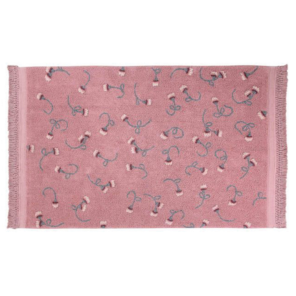 Lorena Canals Washable Rug English Garden Ash Rose- Bambi Baby