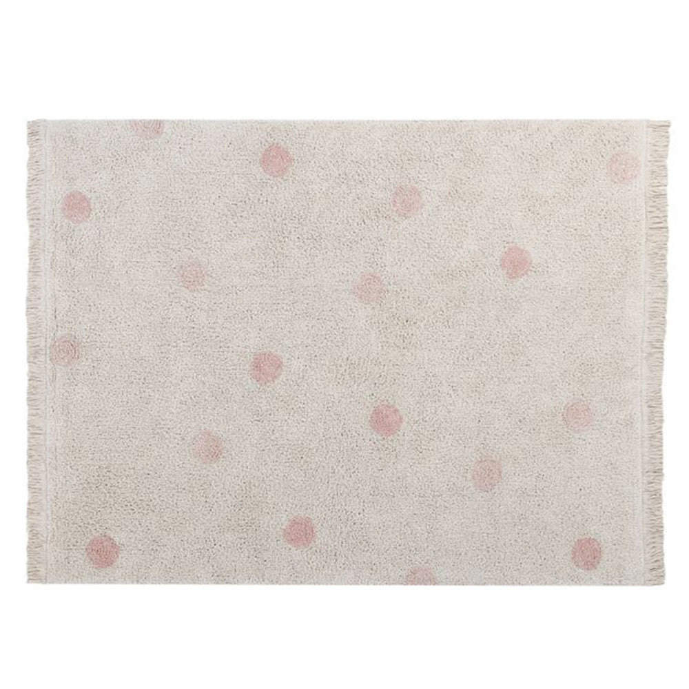 Lorena Canals Washable Rug Hippy Dots Natural - Vintage Nude- Bambi Baby