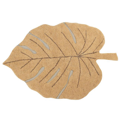 Lorena Canals Washable Rug Monstera Honey- Bambi Baby