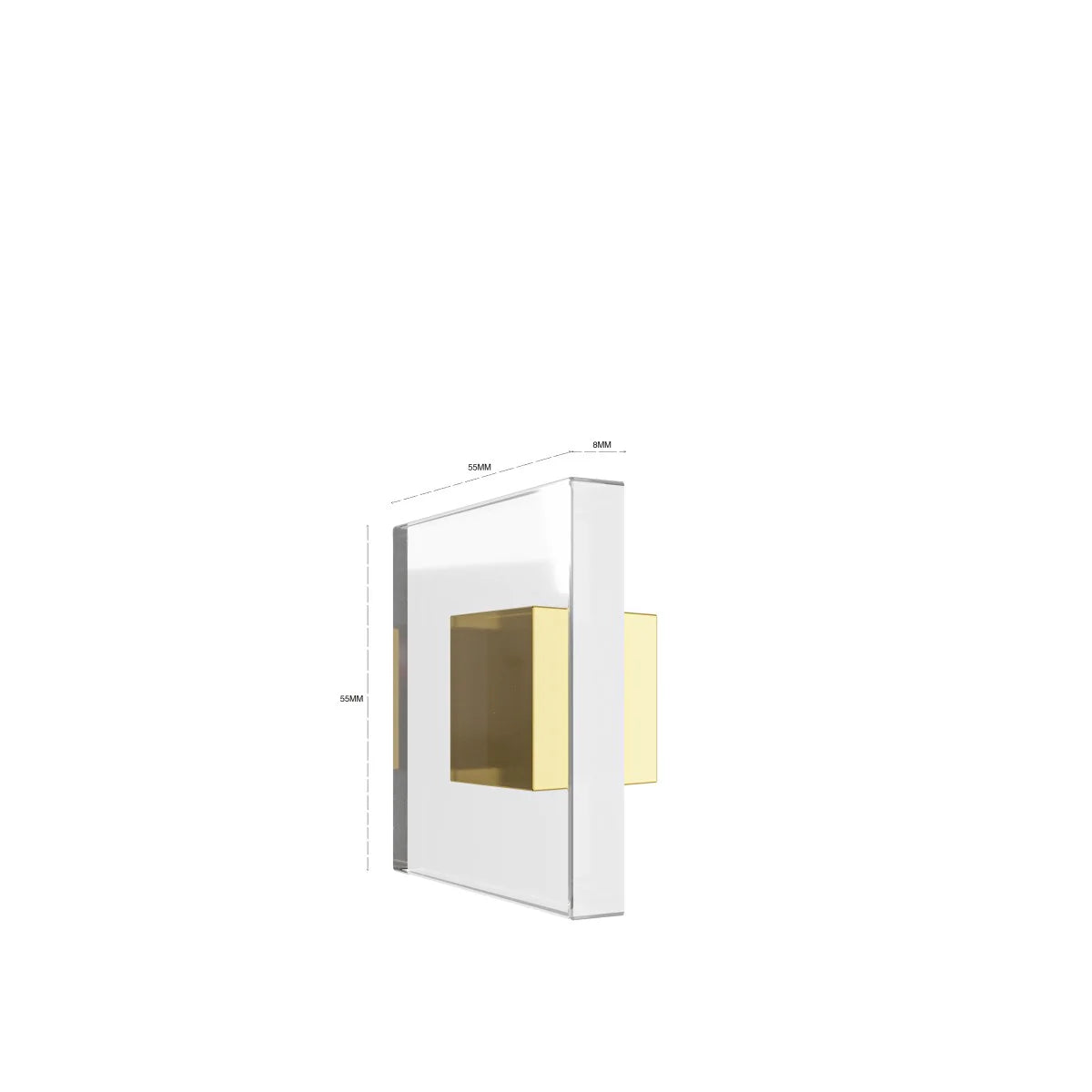 Romina Lucite Square- Bambi Baby