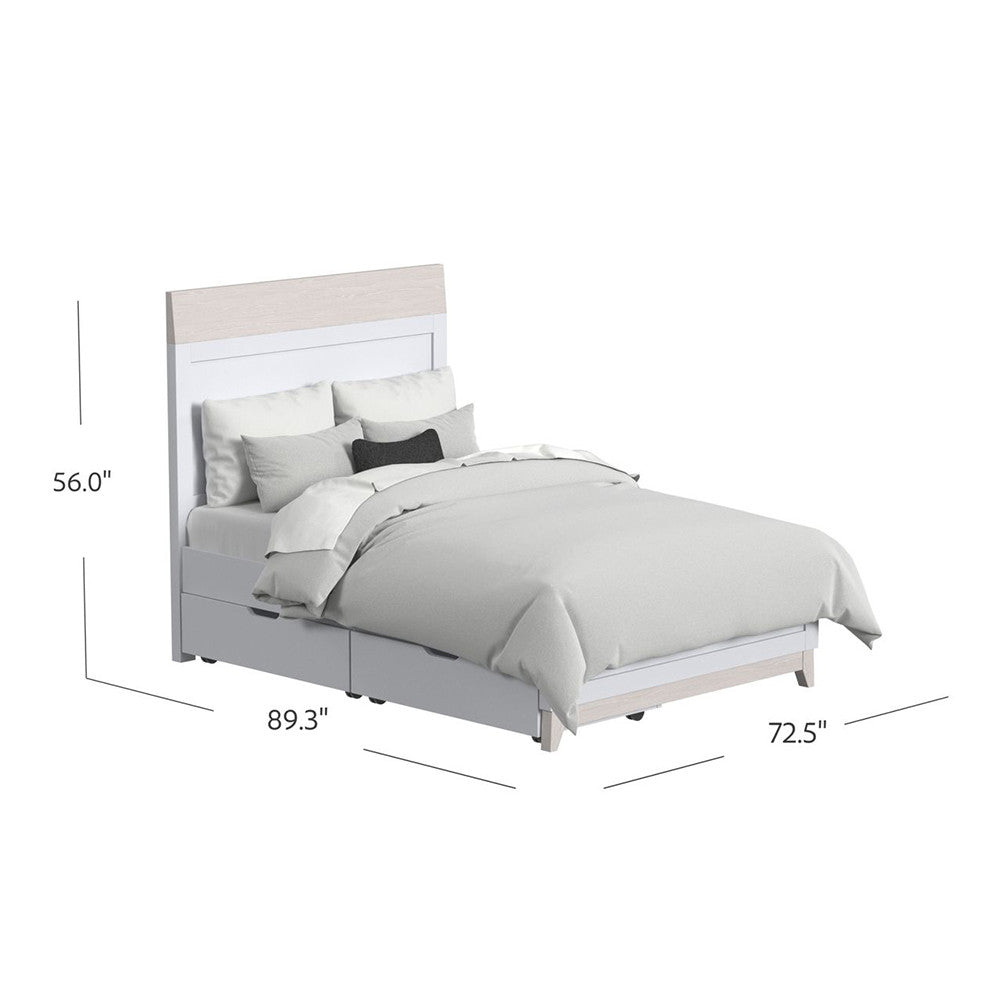 Westwood Rowan Youth Complete Full Bed in Ash Linen- Bambi Baby