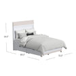 Cama completa juvenil Westwood Rowan en lino ceniza - Bambi Baby