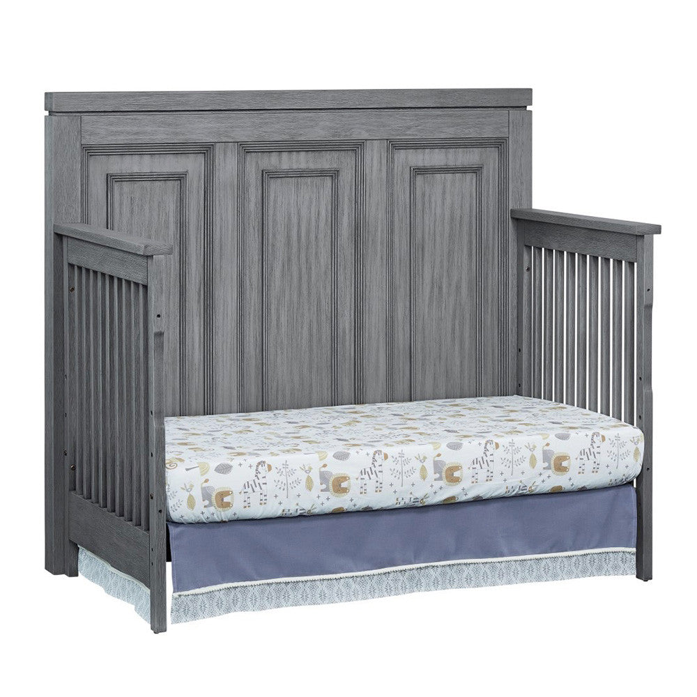 Soho Baby Manchester 4 in 1 Convertible Crib Rustic Gray- Bambi Baby