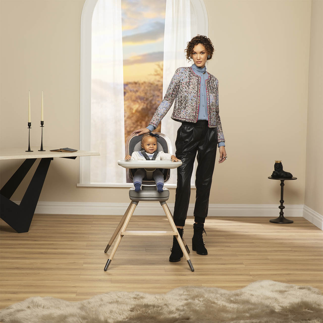Maxi Cosi Kindred Kiskadee 360 Rotating Highchair- Bambi Baby